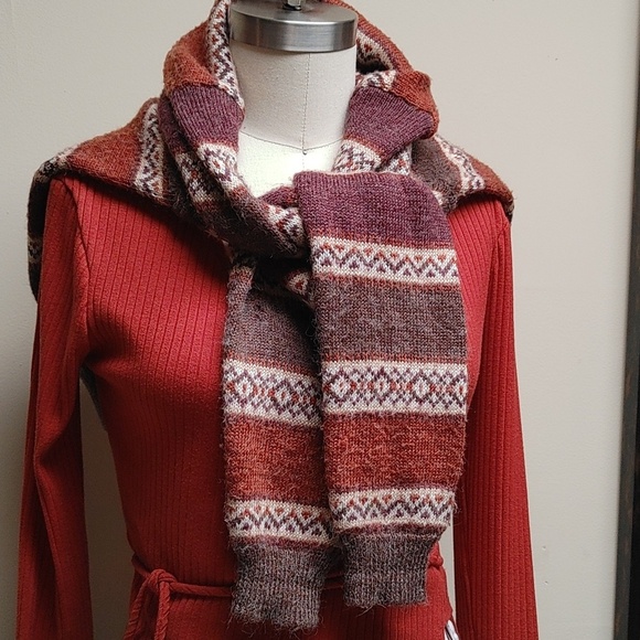 Vintage Razzle Dazzle Cardigan Sweater in Autumn Colors - Picture 15 of 15